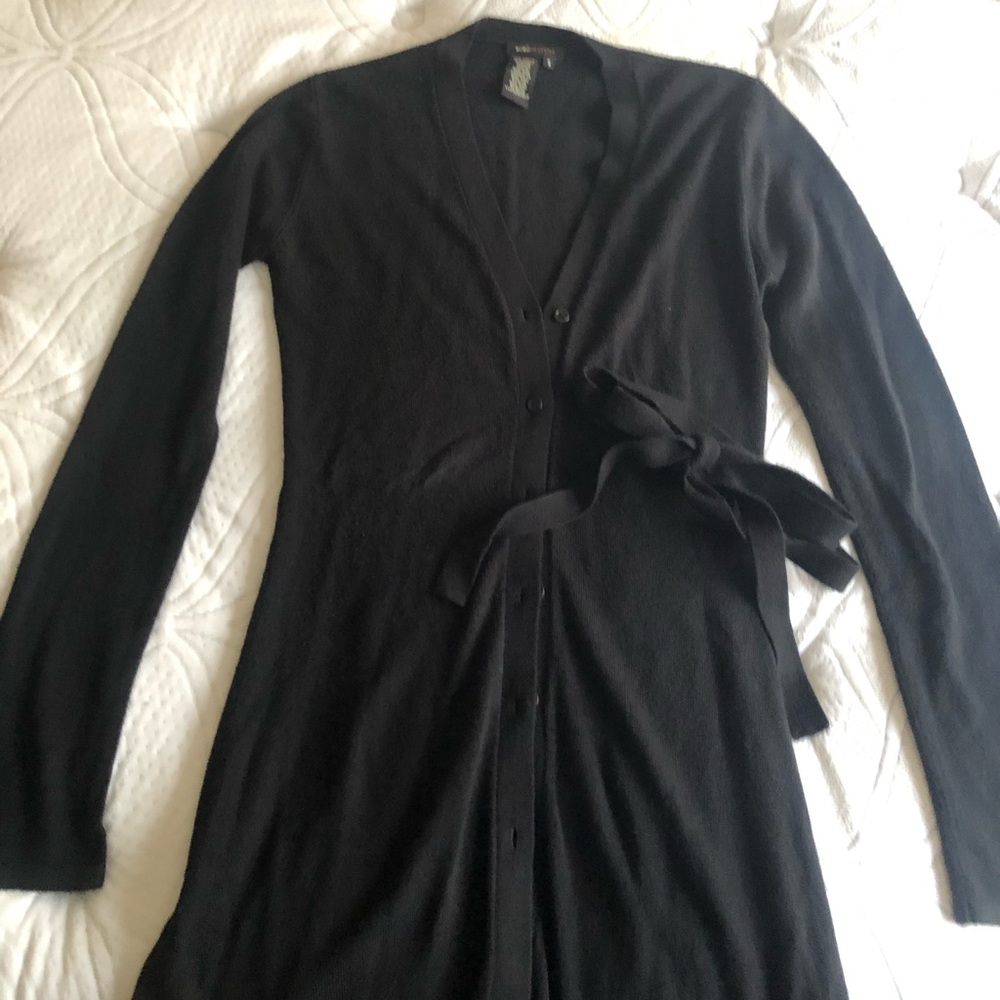 BCBG Maxamira Long Sweater Cardigan